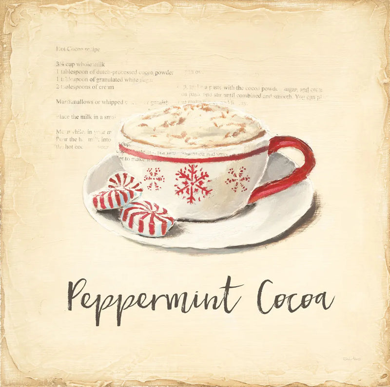 Cest Bon Bon Peppermint by Emily Adams. SKU 37378a. Archival Giclee Fine art print for wall decor.