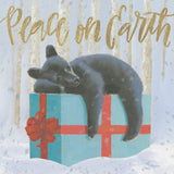 Christmas Critters Bright II by Emily Adams. SKU 49190a. Archival Giclee Fine art print for wall decor.