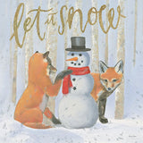 Christmas Critters Bright III by Emily Adams. SKU 49191a. Archival Giclee Fine art print for wall decor.