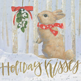 Christmas Critters Bright IV by Emily Adams. SKU 49192a. Archival Giclee Fine art print for wall decor.