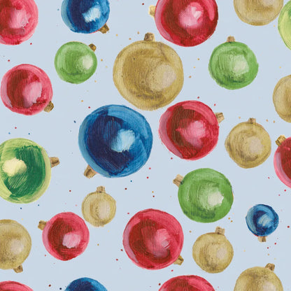 Christmas Critters Bright Pattern IIA  by Emily Adams. SKU 49202a. Archival Giclee Fine art print for wall decor.