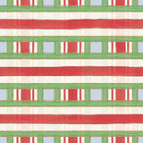 Christmas Critters Bright Pattern VIA by Emily Adams. SKU 49210a. Archival Giclee Fine art print for wall decor.