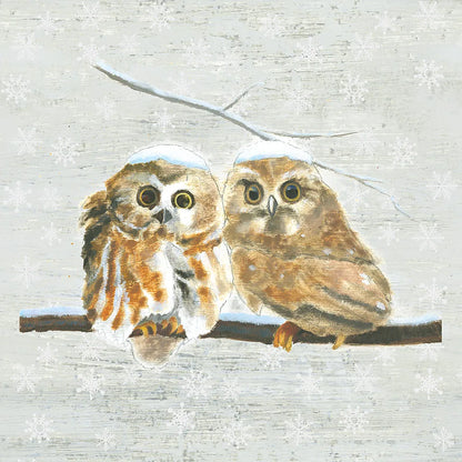 Christmas Critters I by Emily Adams. SKU 29325a. Archival Giclee Fine art print for wall decor.