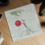 Christmas Critters IV by Emily Adams. Shown as a detailed flat fine art print, highlighting archival giclee quality. Available as an archival giclee rolled canvas, fine art paper, or poster print. SKU 29328a.
