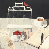 Correspondence Square by Emily Adams. SKU 34645a. Archival Giclee Fine art print for wall decor.
