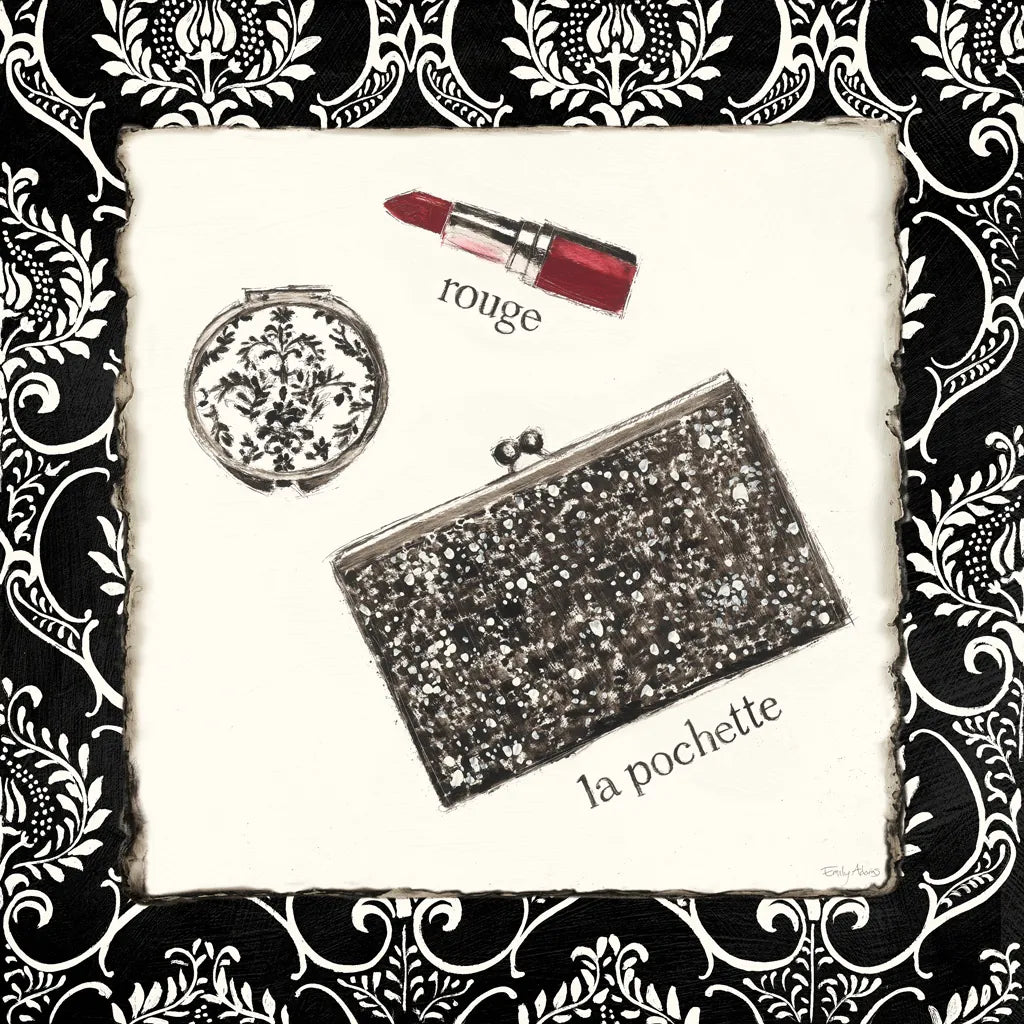 Cosmetique II by Emily Adams. SKU 11263a. Archival Giclee Fine art print for wall decor.