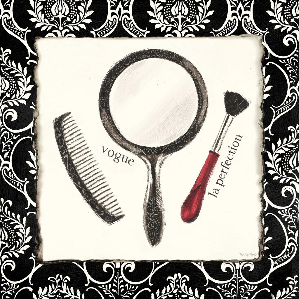 Cosmetique IV by Emily Adams. SKU 11265a. Archival Giclee Fine art print for wall decor.