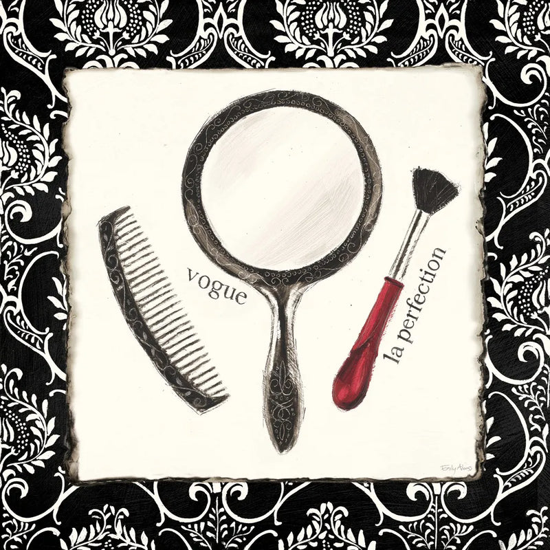 Cosmetique IV by Emily Adams. SKU 11265a. Archival Giclee Fine art print for wall decor.