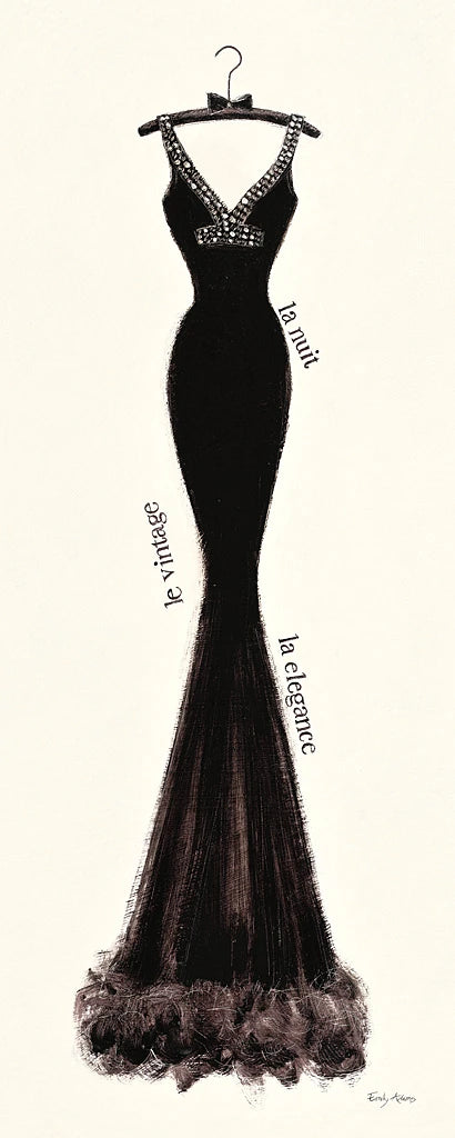 Couture Noir Original I by Emily Adams