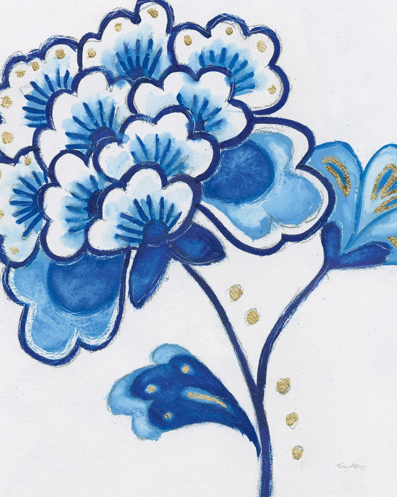 Flora Chinoiserie IV by Emily Adams