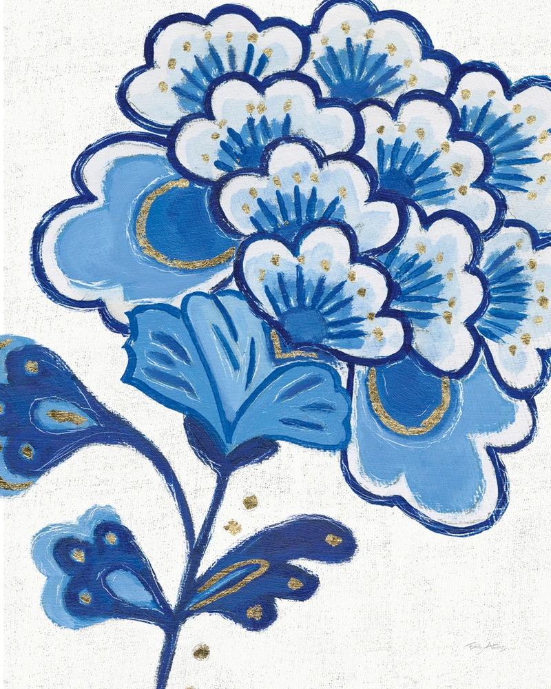 Flora Chinoiserie V Textured by Emily Adams