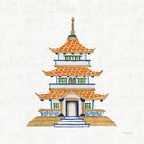 Flora Chinoiserie VIII Textured v2 by Emily Adams. SKU 97518a. Archival Giclee Fine art print for wall decor.