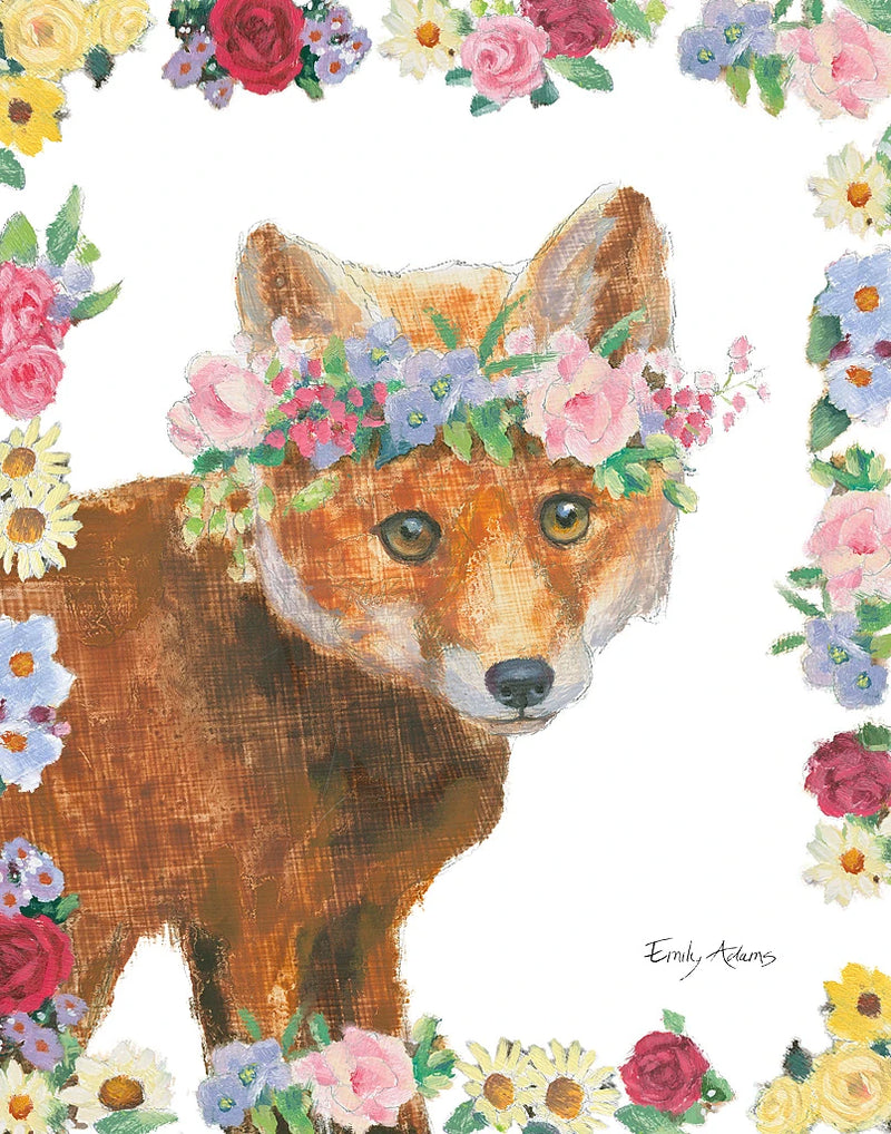 Flower Friends I by Emily Adams