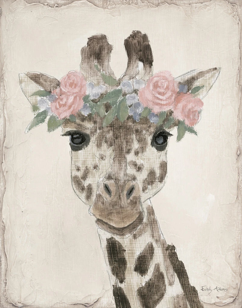 Flower Friends II Neutral by Emily Adams