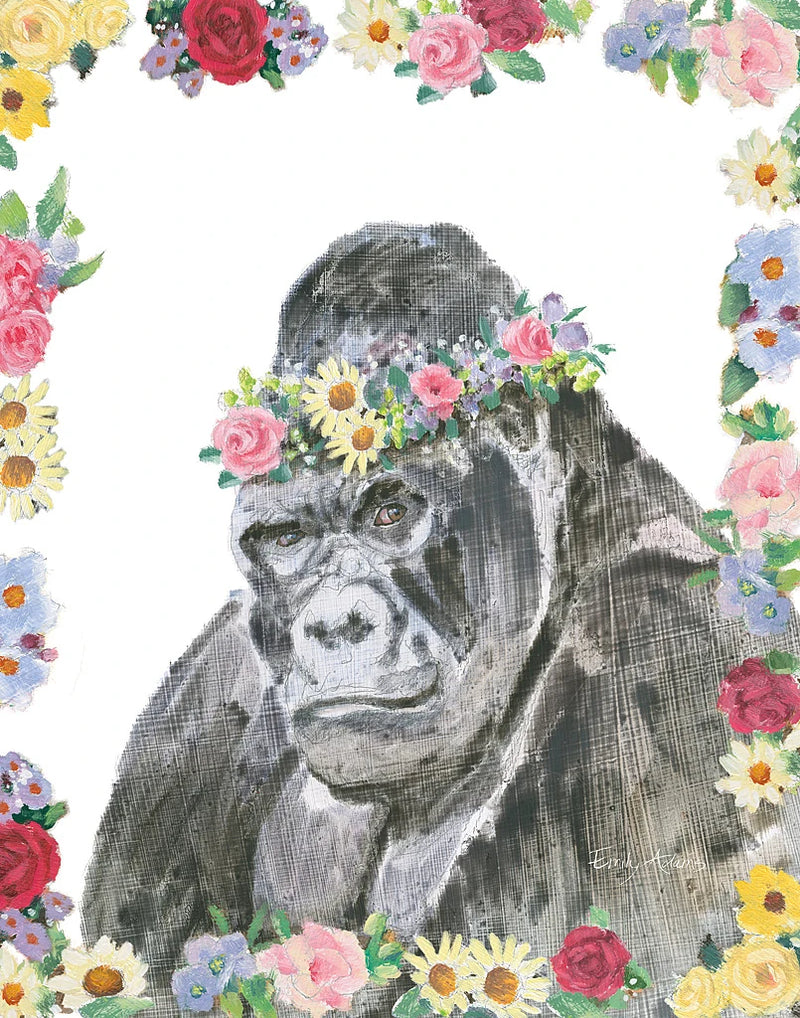 Flower Friends VI by Emily Adams
