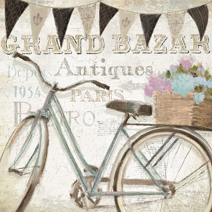 French Flea Market II by Emily Adams. SKU 13485a. Archival Giclee Fine art print for wall decor.