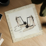 From Emilys Closet I Square by Emily Adams. Shown as a detailed flat fine art print, highlighting archival giclee quality. Available as an archival giclee rolled canvas, fine art paper, or poster print. SKU 11039a.