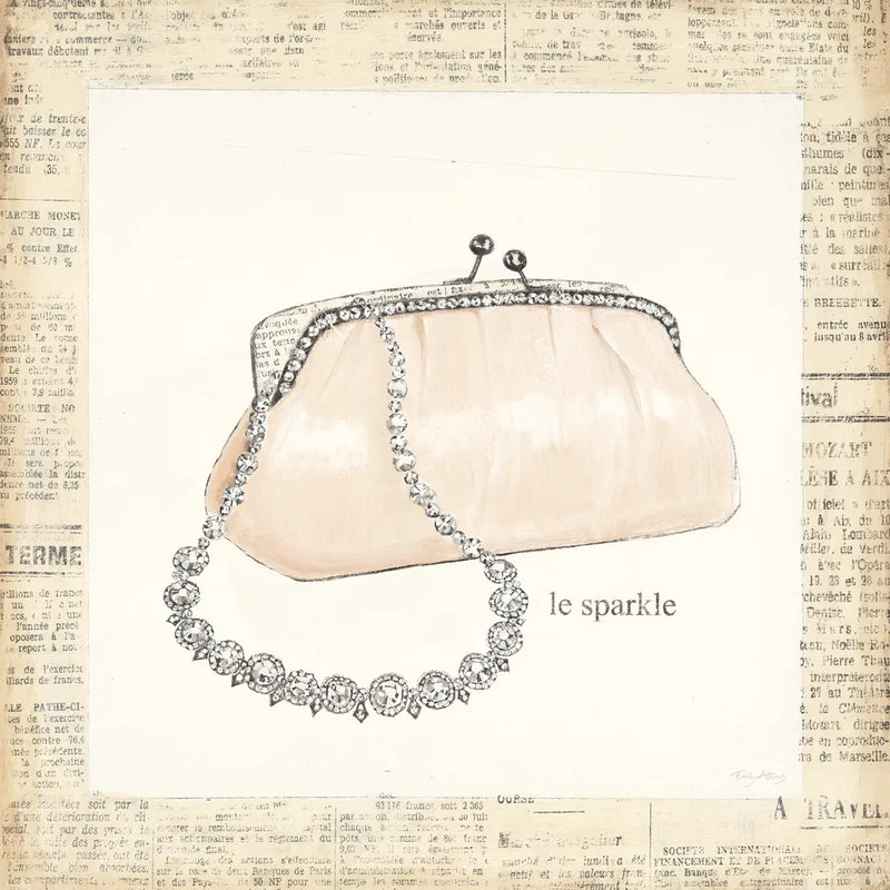 From Emilys Closet II Square by Emily Adams. SKU 11040a. Archival Giclee Fine art print for wall decor.