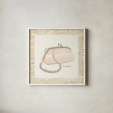 From Emilys Closet II Square by Emily Adams. Shown in a crisp white glass frame for a clean and minimalist style. Available as an archival giclee rolled canvas, fine art paper, or poster print. SKU 11040a.