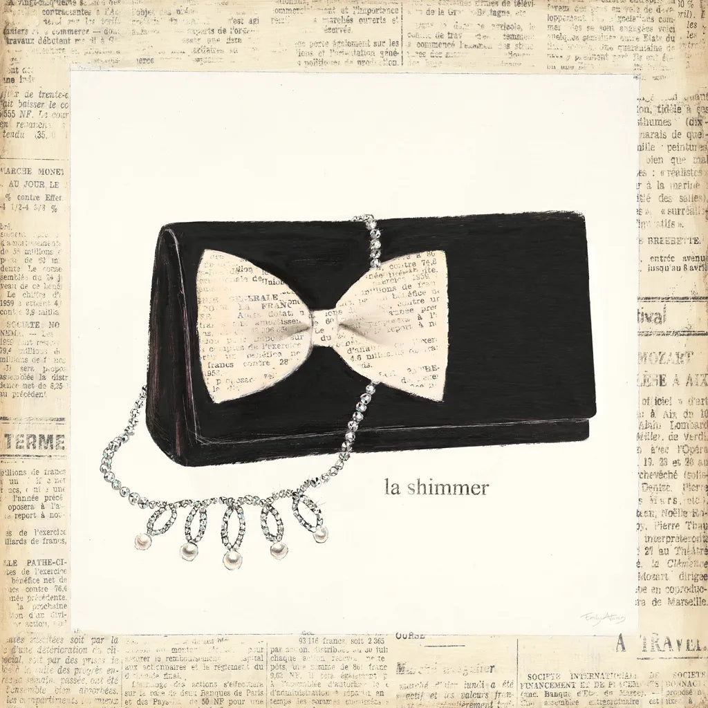 From Emilys Closet III Square by Emily Adams. SKU 11041a. Archival Giclee Fine art print for wall decor.