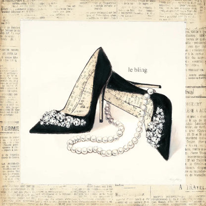 From Emilys Closet IV Square by Emily Adams. SKU 11042a. Archival Giclee Fine art print for wall decor.