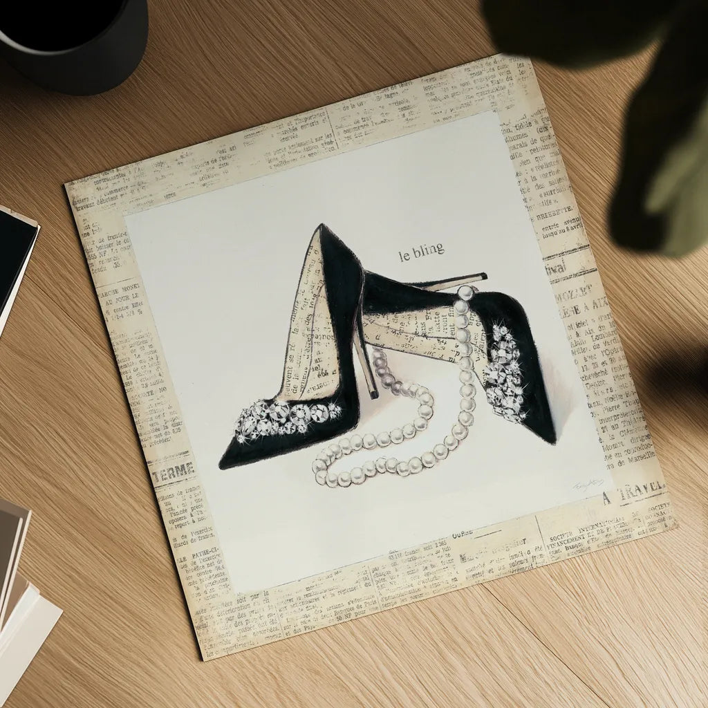 From Emilys Closet IV Square by Emily Adams. Shown as a detailed flat fine art print, highlighting archival giclee quality. Available as an archival giclee rolled canvas, fine art paper, or poster print. SKU 11042a.