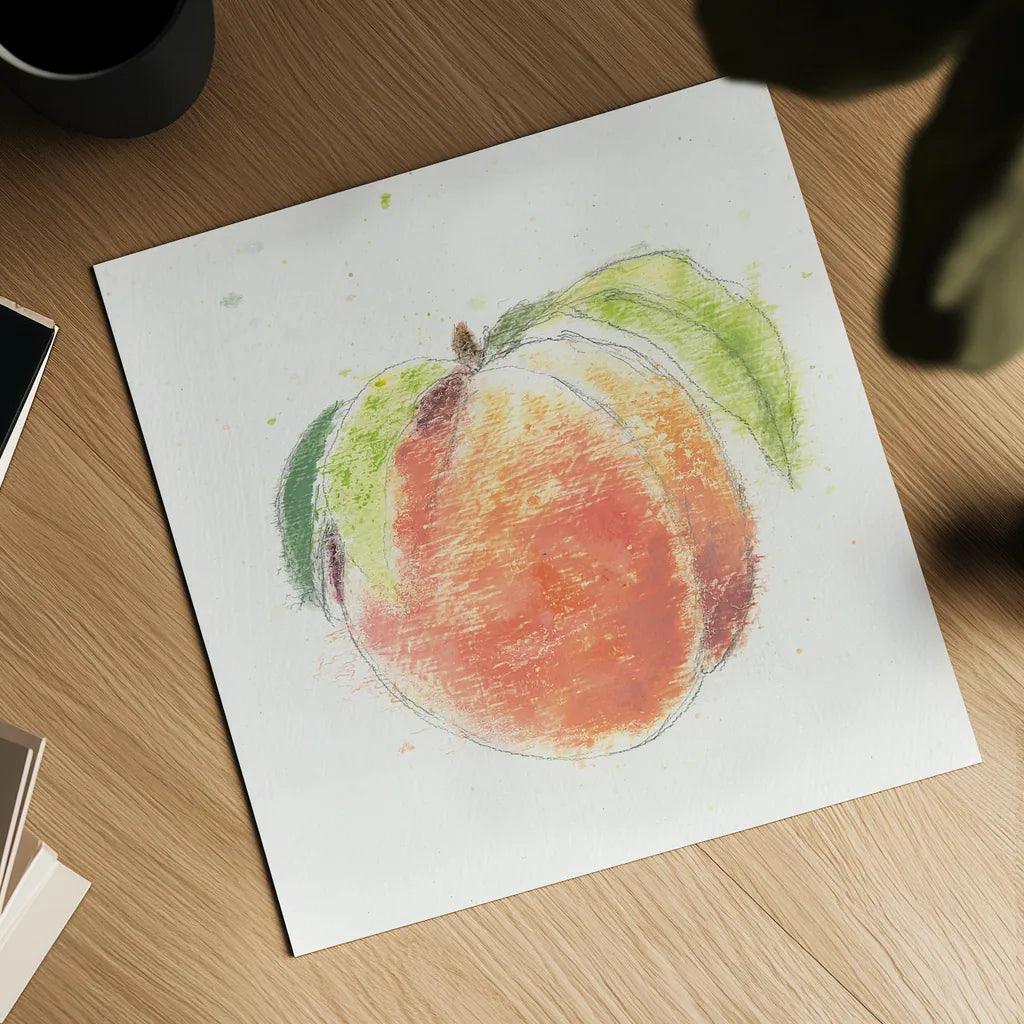 Garden Delight IV by Emily Adams. Shown as a detailed flat fine art print, highlighting archival giclee quality. Available as an archival giclee rolled canvas, fine art paper, or poster print. SKU 24837a.