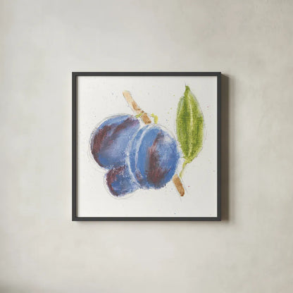 Garden Delight VI by Emily Adams. Shown in a sleek black glass frame for a contemporary gallery look. Available as an archival giclee rolled canvas, fine art paper, or poster print. SKU 24839a.
