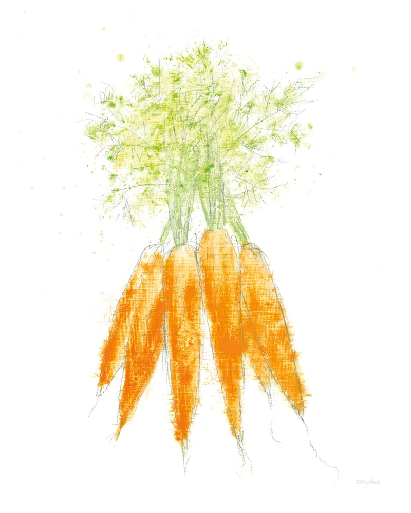 Garden Delight VIII v2 White by Emily Adams