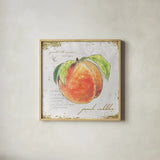 Garden Treasures II by Emily Adams. Shown in a natural wood glass frame for a timeless modern aesthetic. Available as an archival giclee rolled canvas, fine art paper, or poster print. SKU 25985a.