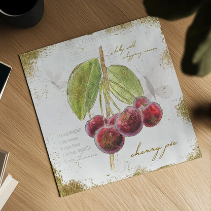 Garden Treasures IV by Emily Adams. Shown as a detailed flat fine art print, highlighting archival giclee quality. Available as an archival giclee rolled canvas, fine art paper, or poster print. SKU 25987a.