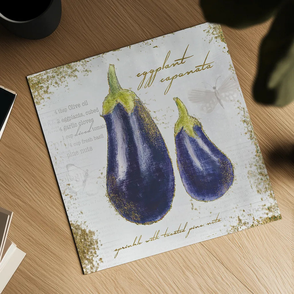 Garden Treasures IX by Emily Adams. Shown as a detailed flat fine art print, highlighting archival giclee quality. Available as an archival giclee rolled canvas, fine art paper, or poster print. SKU 25992a.