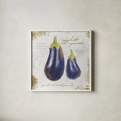 Garden Treasures IX by Emily Adams. Shown in a crisp white glass frame for a clean and minimalist style. Available as an archival giclee rolled canvas, fine art paper, or poster print. SKU 25992a.