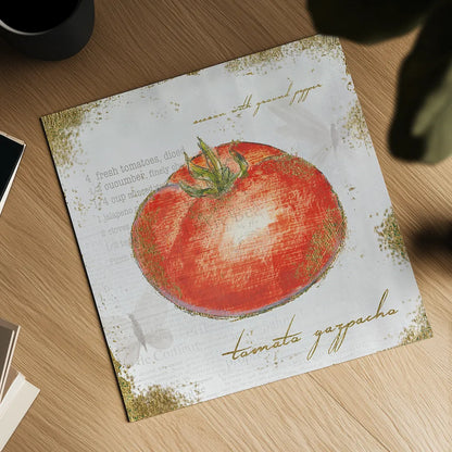 Garden Treasures VII by Emily Adams. Shown as a detailed flat fine art print, highlighting archival giclee quality. Available as an archival giclee rolled canvas, fine art paper, or poster print. SKU 25990a.