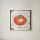Garden Treasures VII by Emily Adams. Shown in a natural wood glass frame for a timeless modern aesthetic. Available as an archival giclee rolled canvas, fine art paper, or poster print. SKU 25990a.