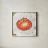 Garden Treasures VII by Emily Adams. Shown in a crisp white glass frame for a clean and minimalist style. Available as an archival giclee rolled canvas, fine art paper, or poster print. SKU 25990a.