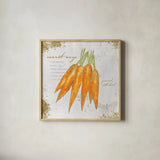 Garden Treasures VIII by Emily Adams. Shown in a natural wood glass frame for a timeless modern aesthetic. Available as an archival giclee rolled canvas, fine art paper, or poster print. SKU 25991a.