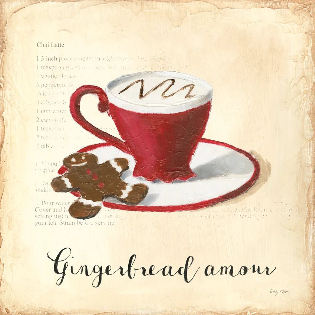 Holiday Cafe VI by Emily Adams. SKU 30939a. Archival Giclee Fine art print for wall decor.