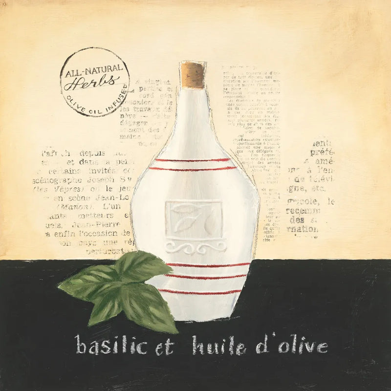 Huile d Olive III by Emily Adams. SKU 11372a. Archival Giclee Fine art print for wall decor.