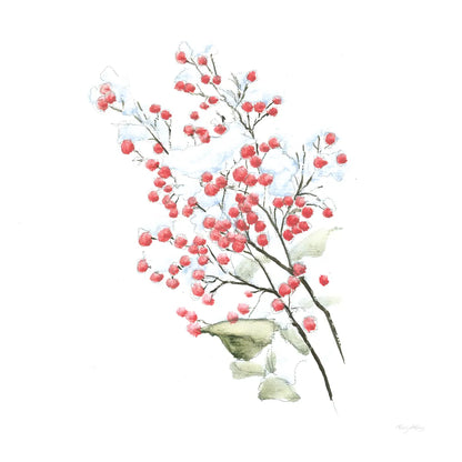 Into the Woods Holly by Emily Adams. SKU 30991a. Archival Giclee Fine art print for wall decor.