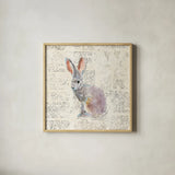Into the Woods I no Border by Emily Adams. Shown in a natural wood glass frame for a timeless modern aesthetic. Available as an archival giclee rolled canvas, fine art paper, or poster print. SKU 22876a.
