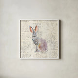 Into the Woods I no Border by Emily Adams. Shown in a crisp white glass frame for a clean and minimalist style. Available as an archival giclee rolled canvas, fine art paper, or poster print. SKU 22876a.