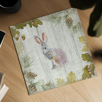 Into the Woods I on Barn Board by Emily Adams. Shown as a detailed flat fine art print, highlighting archival giclee quality. Available as an archival giclee rolled canvas, fine art paper, or poster print. SKU 26472a.