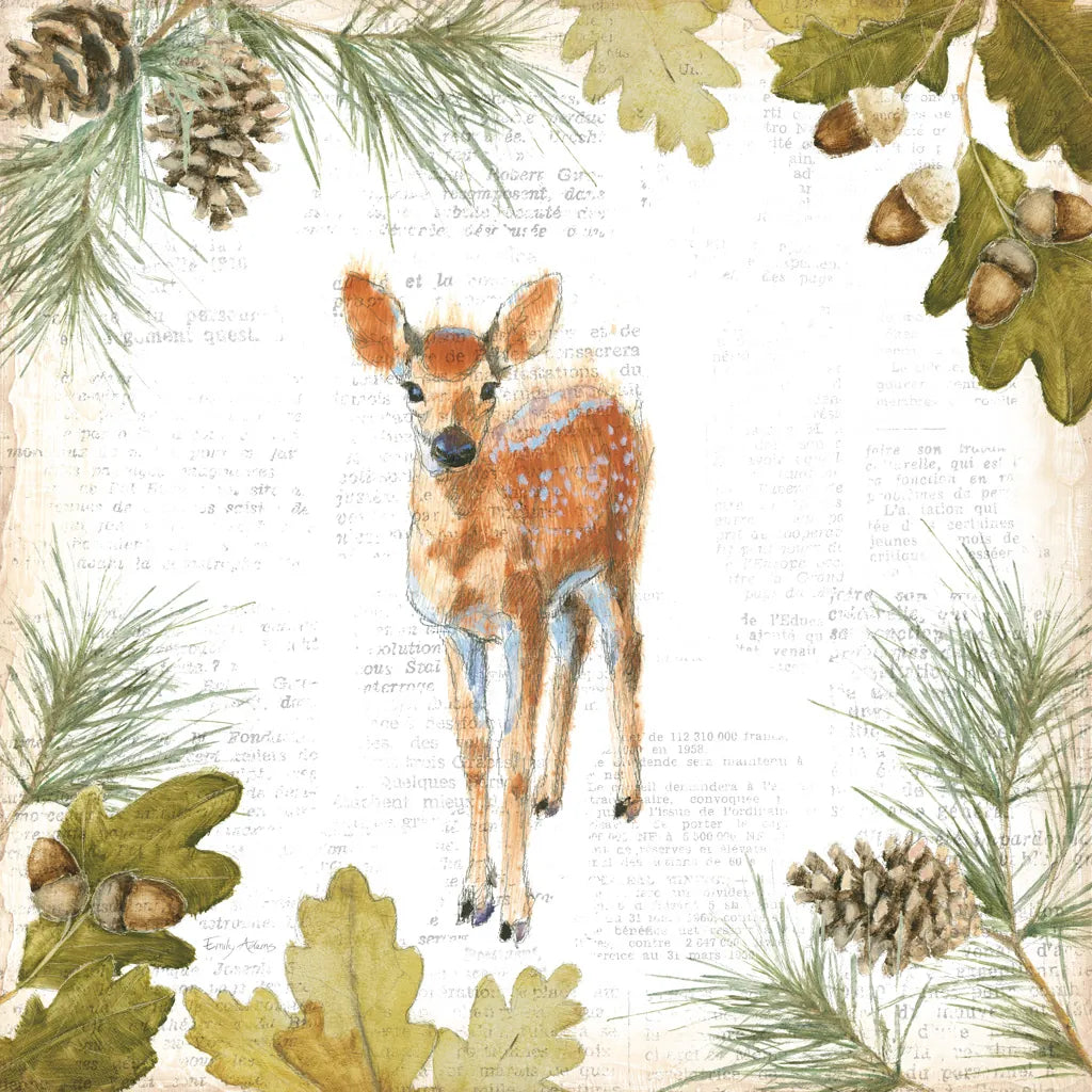 Into the Woods III by Emily Adams. SKU 22524a. Archival Giclee Fine art print for wall decor.