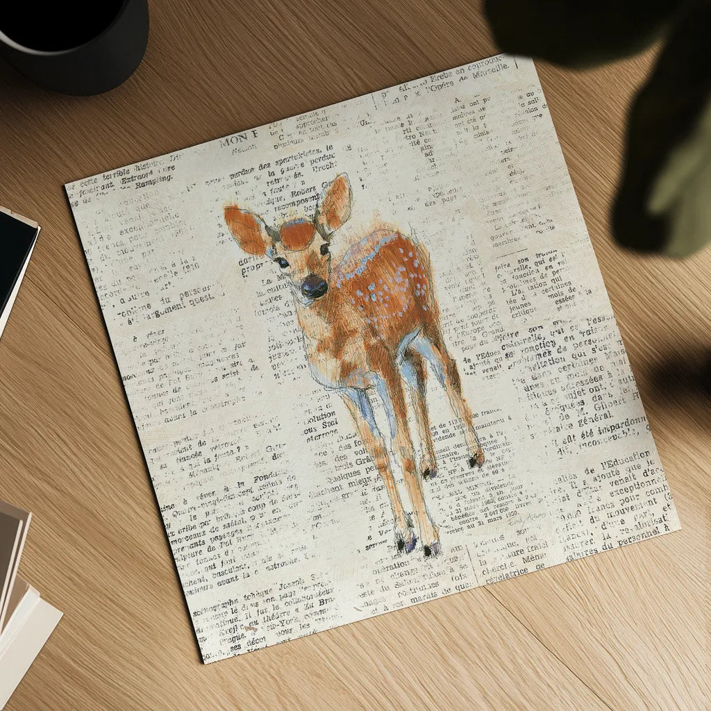 Into the Woods III no Border by Emily Adams. Shown as a detailed flat fine art print, highlighting archival giclee quality. Available as an archival giclee rolled canvas, fine art paper, or poster print. SKU 22878a.