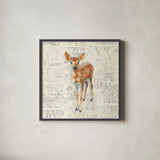 Into the Woods III no Border by Emily Adams. Shown in a sleek black glass frame for a contemporary gallery look. Available as an archival giclee rolled canvas, fine art paper, or poster print. SKU 22878a.