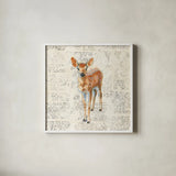 Into the Woods III no Border by Emily Adams. Shown in a crisp white glass frame for a clean and minimalist style. Available as an archival giclee rolled canvas, fine art paper, or poster print. SKU 22878a.