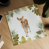Into the Woods III on White Border by Emily Adams. Shown as a detailed flat fine art print, highlighting archival giclee quality. Available as an archival giclee rolled canvas, fine art paper, or poster print. SKU 22866a.