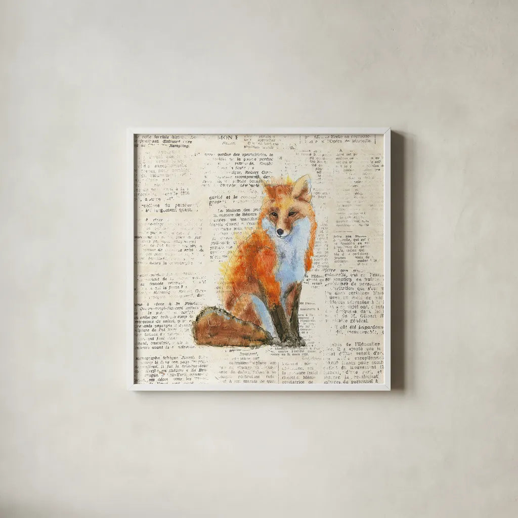 Into the Woods IV no Border by Emily Adams. Shown in a crisp white glass frame for a clean and minimalist style. Available as an archival giclee rolled canvas, fine art paper, or poster print. SKU 22879a.