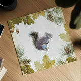 Into the Woods V on White Border by Emily Adams. Shown as a detailed flat fine art print, highlighting archival giclee quality. Available as an archival giclee rolled canvas, fine art paper, or poster print. SKU 22868a.